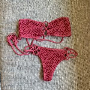 Acacia lychee crochet bikini